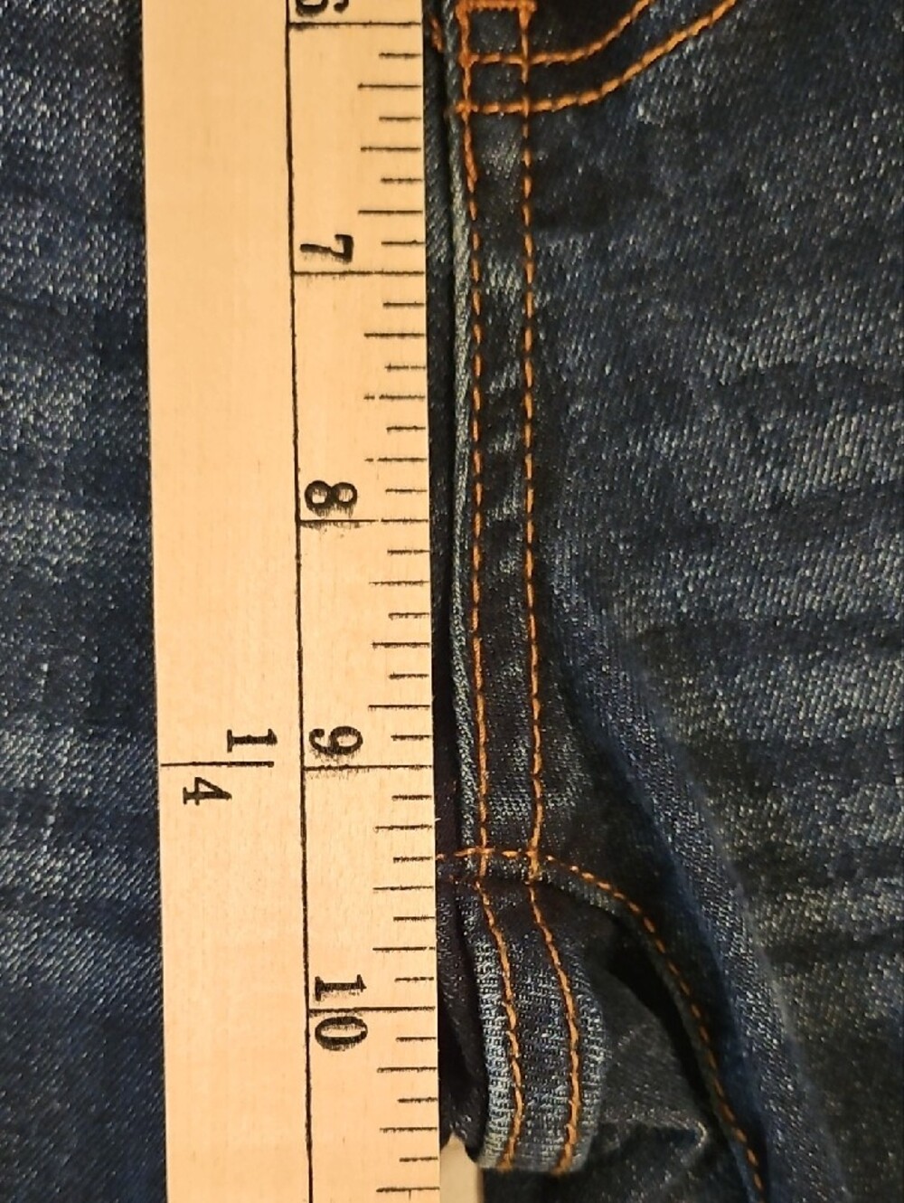 Indigo Rein  Distressed Curvy Jeans - Size S -28 - Picture 6 of 8